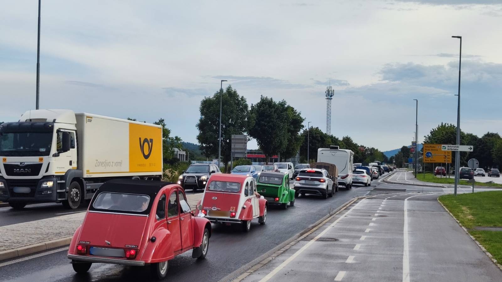 gneča zaradi spačkov