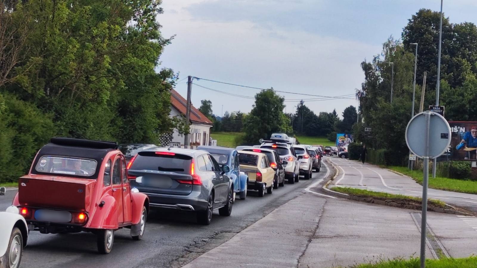 gneča zaradi spačkov