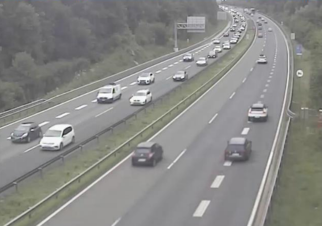 Gneča na primorski avtocesti