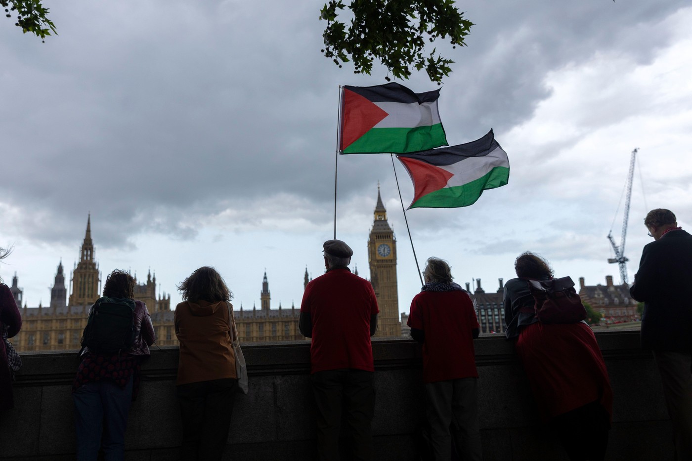 Propalestinski protest v Londonu