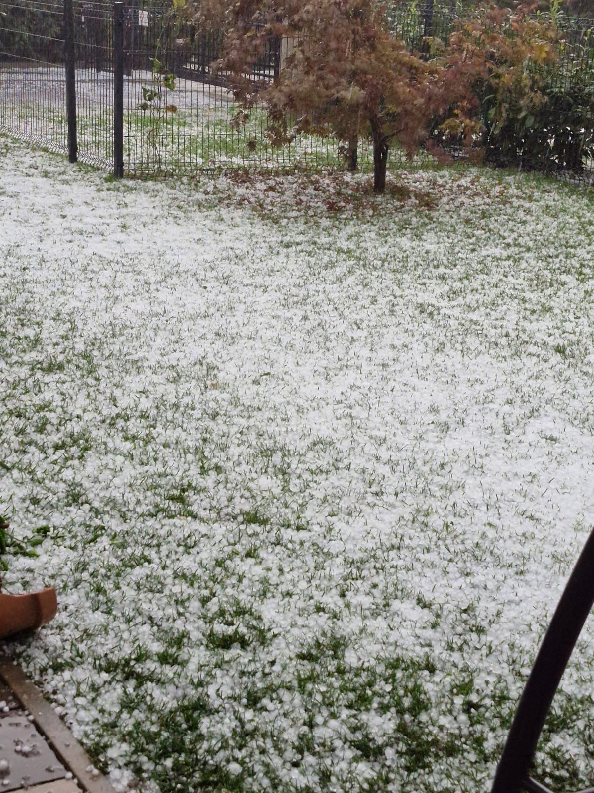 Toča v Hotinji vasi