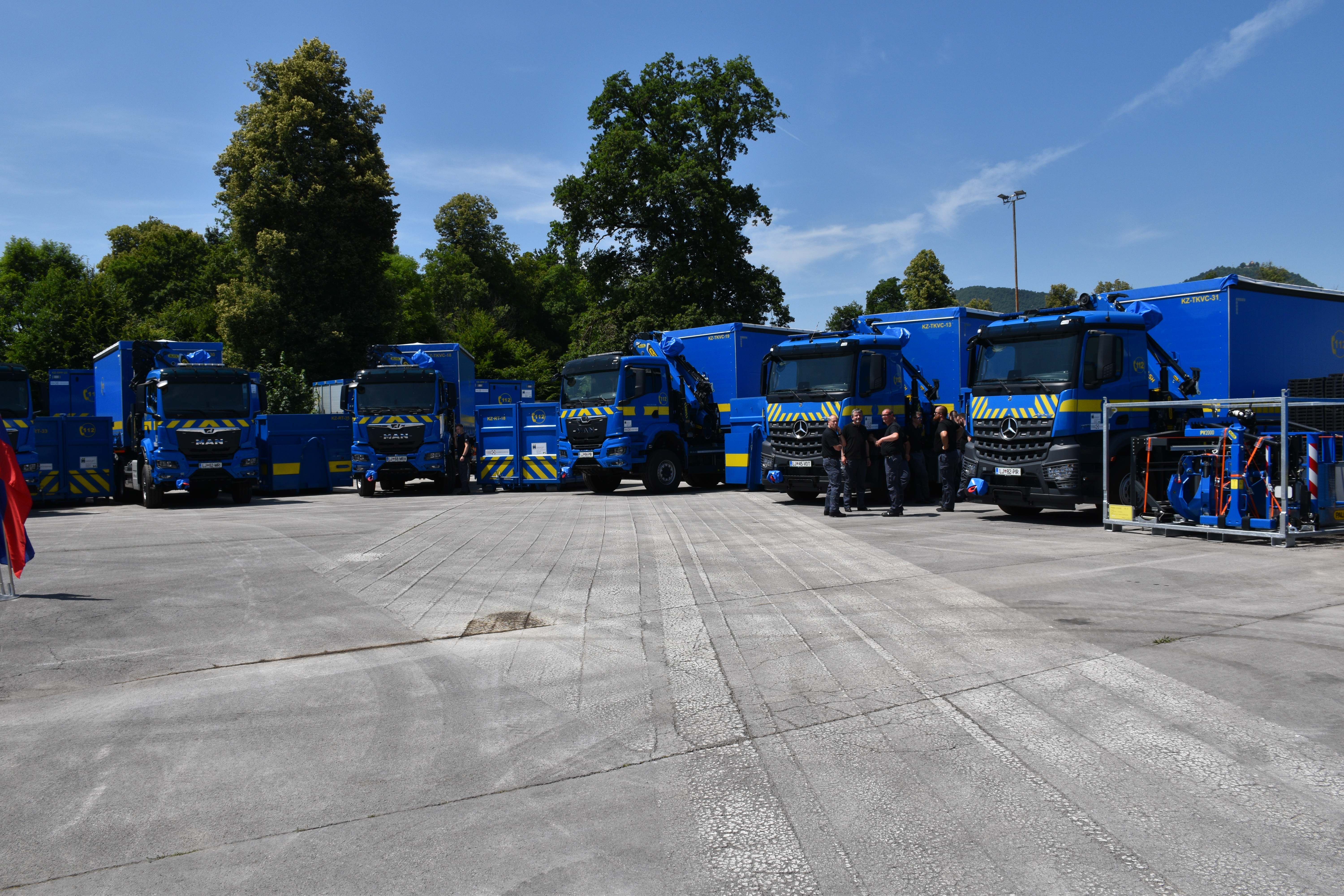 Ljubljana, državni logistični center Roje.