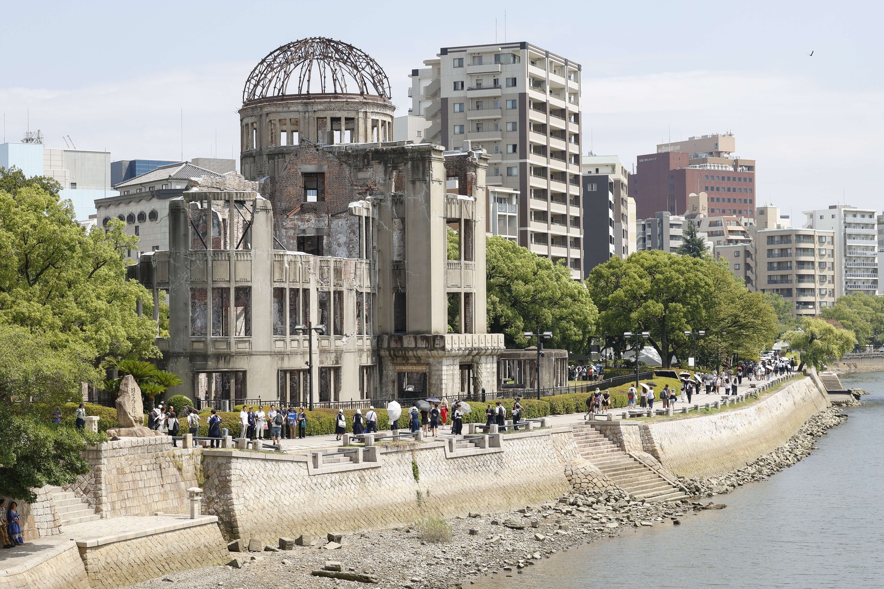 80 let od eksplozije atomske bombe v Hirošimi.