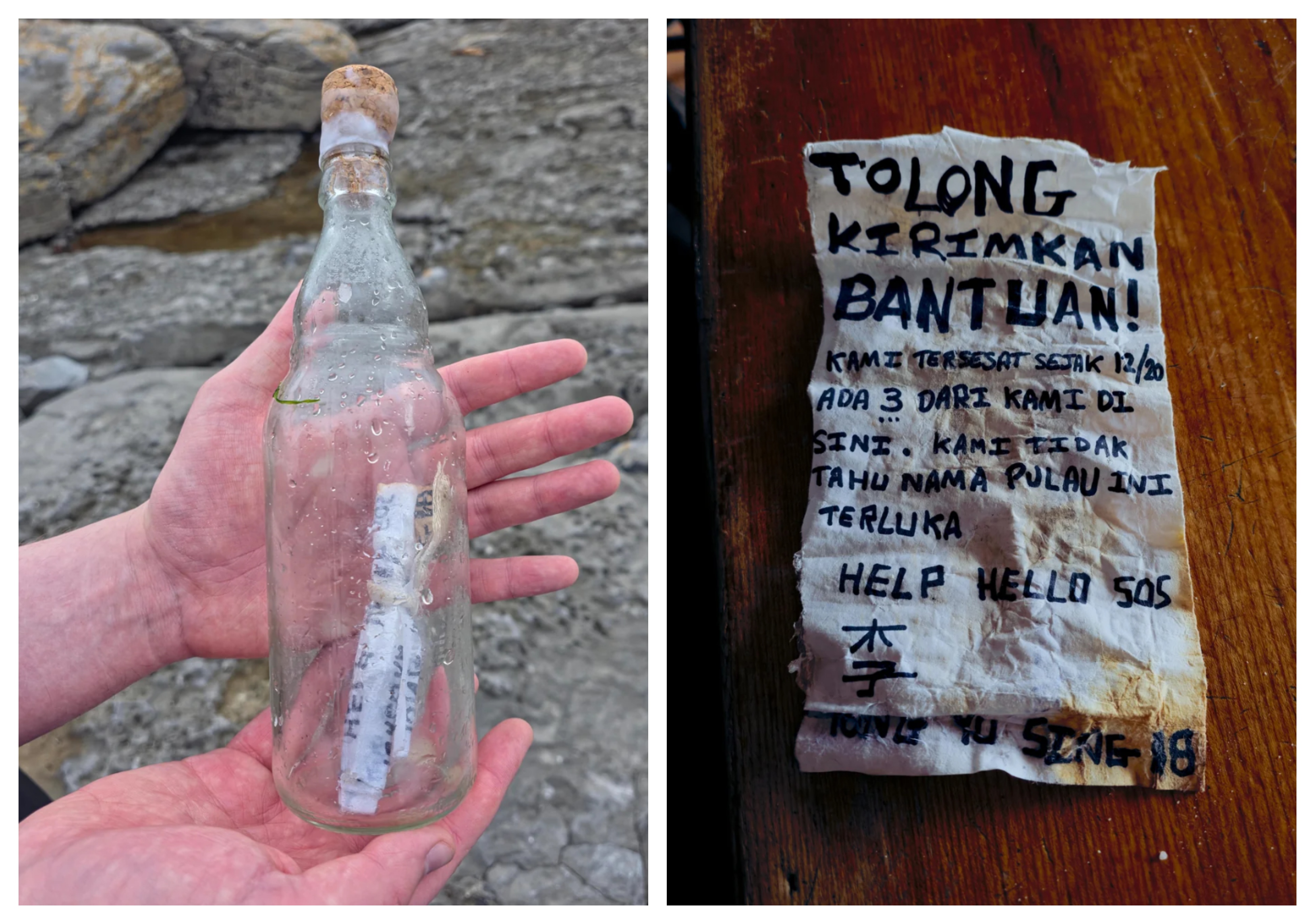 sporočilo steklenica Zajem zaslona REDDIT