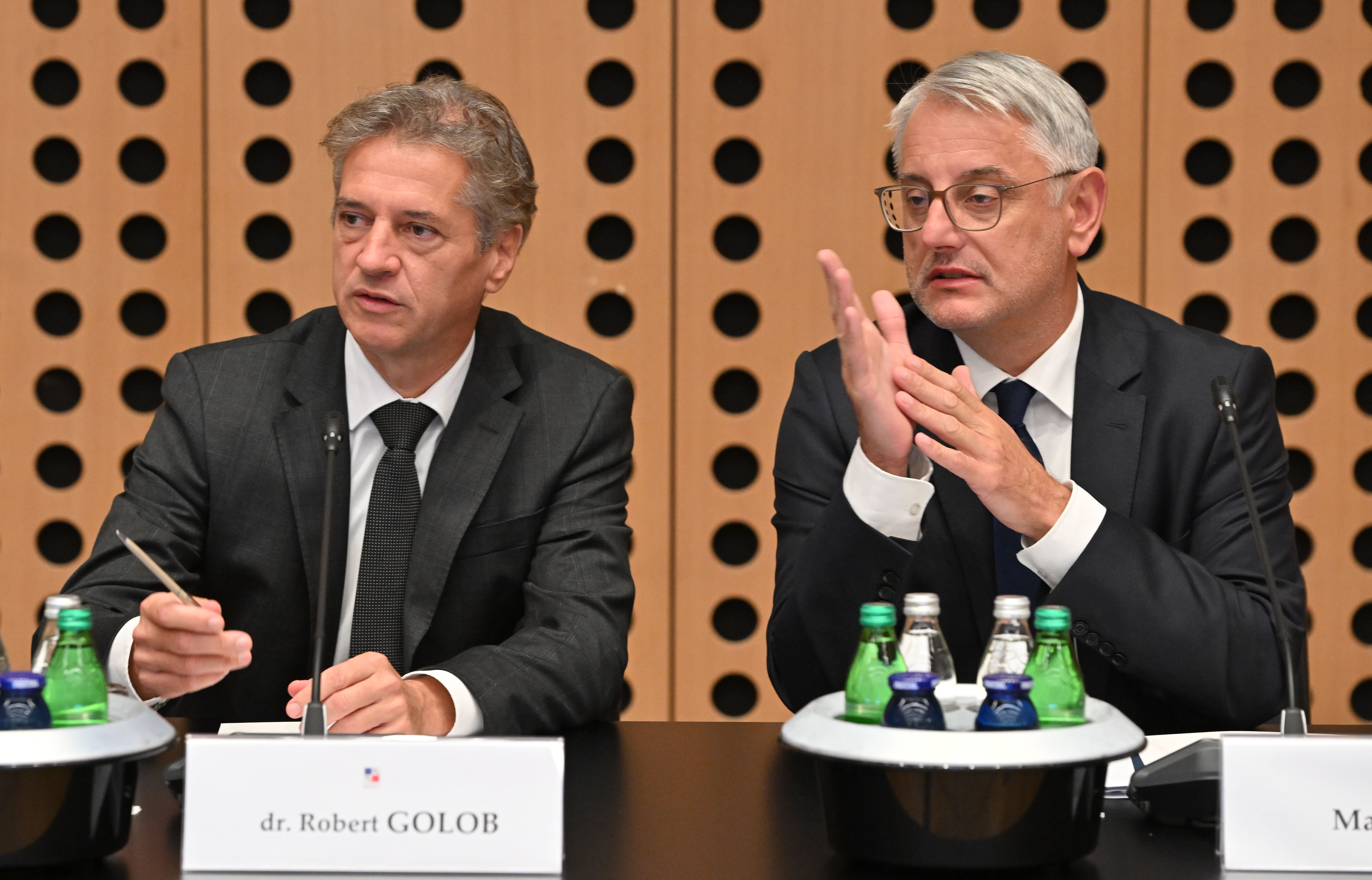 Robert Golob, Matjaž Han