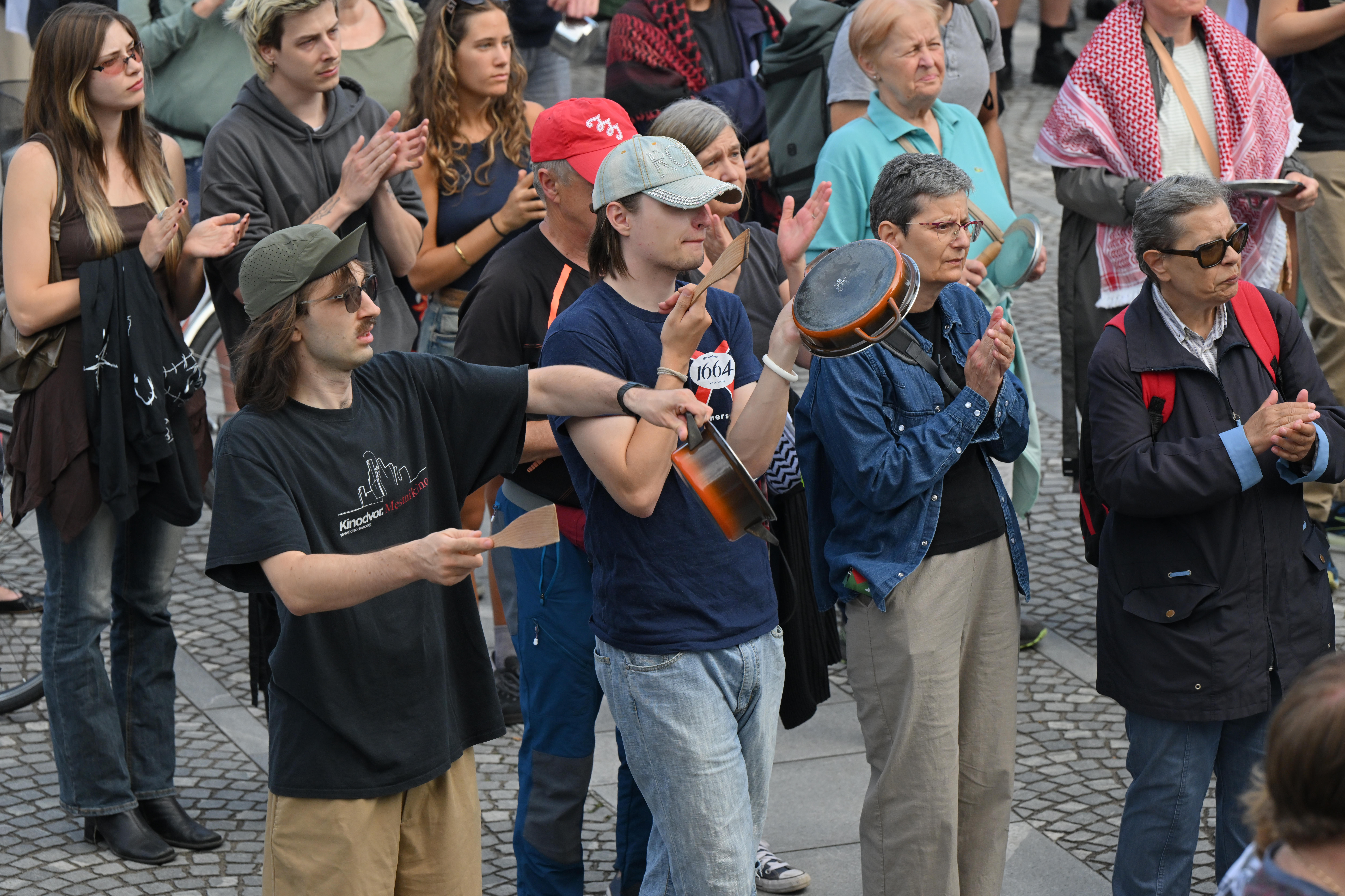 Protest Gaza strada Kaj dela vlada