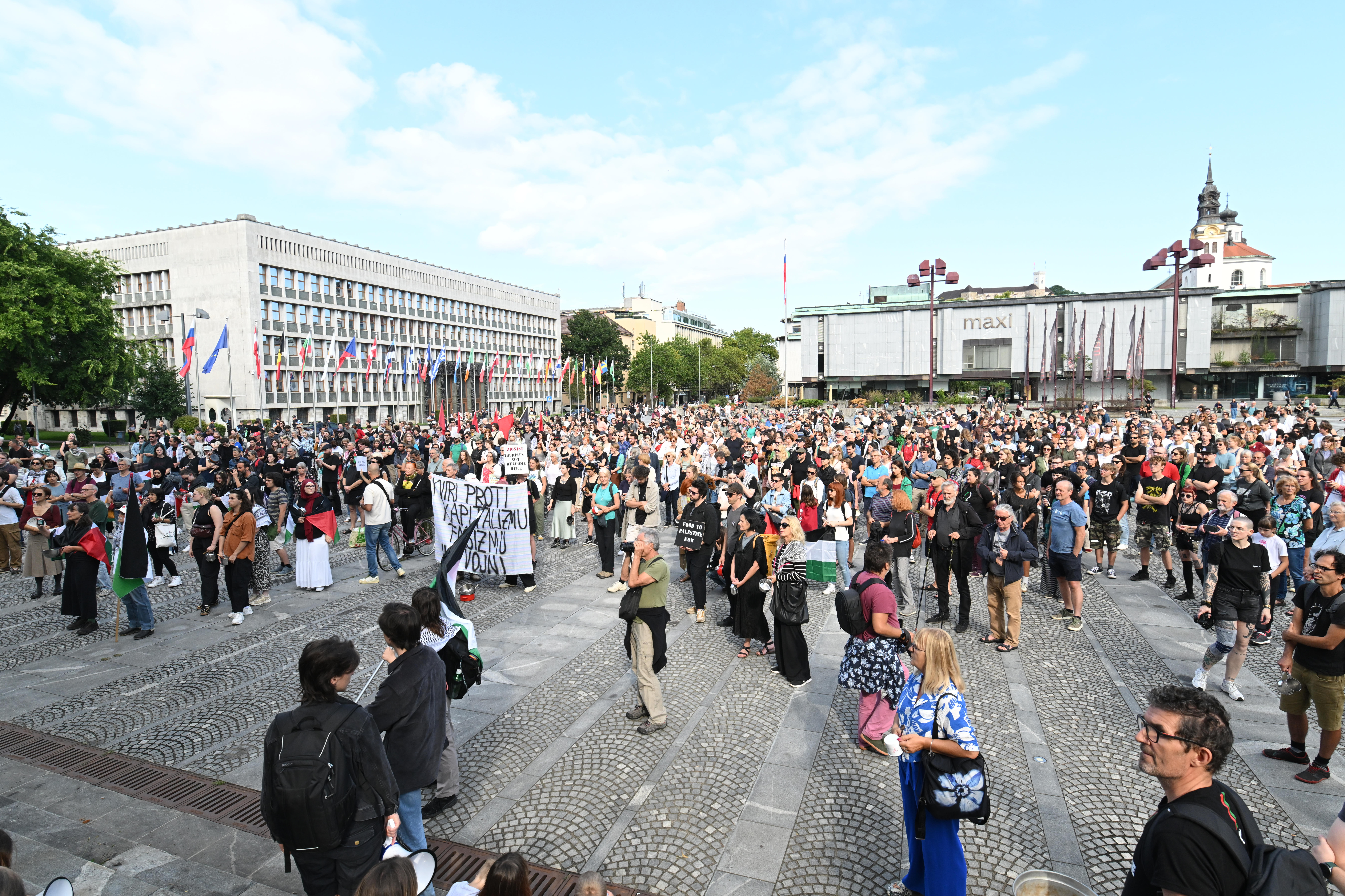 Protest Gaza strada Kaj dela vlada