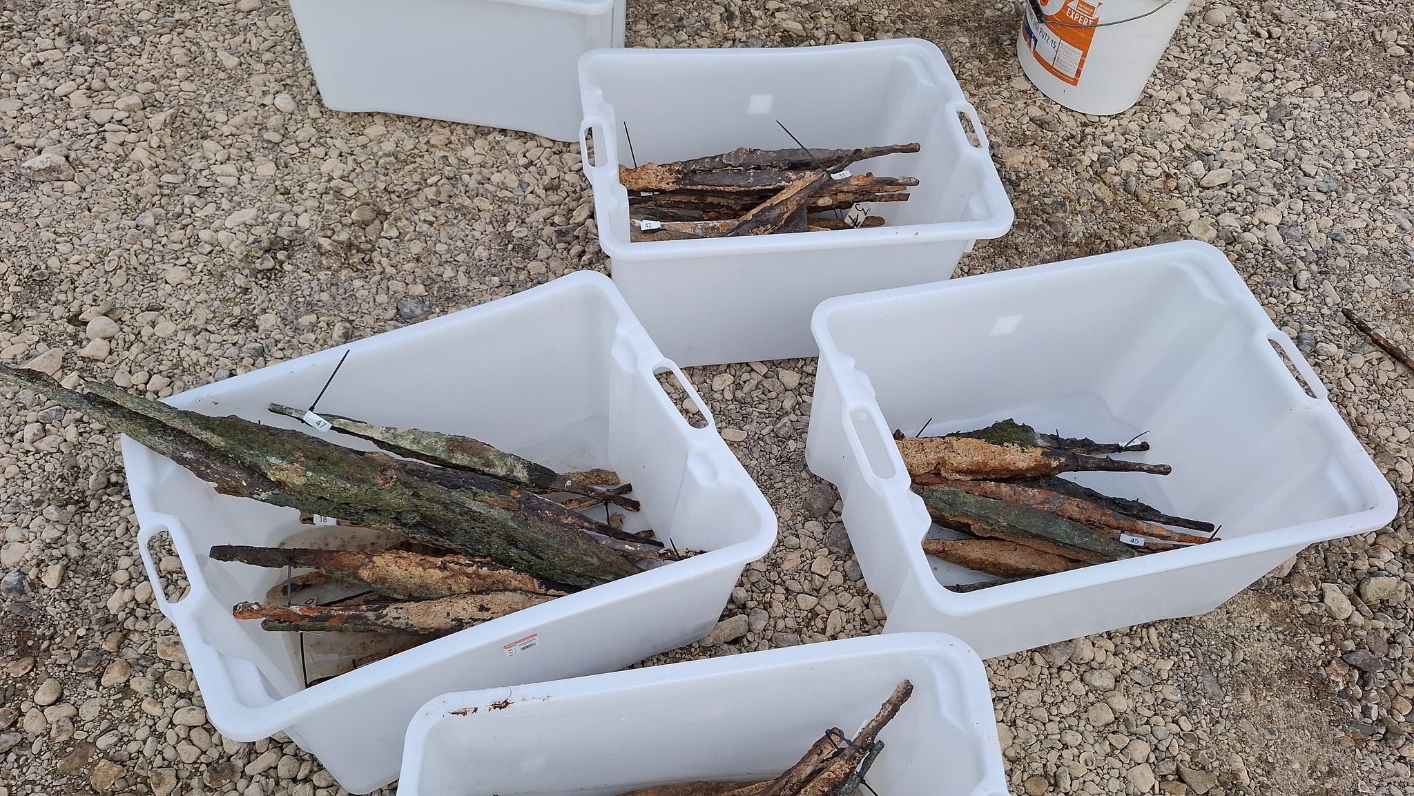 Odkritje ingotov v Savi v BiH