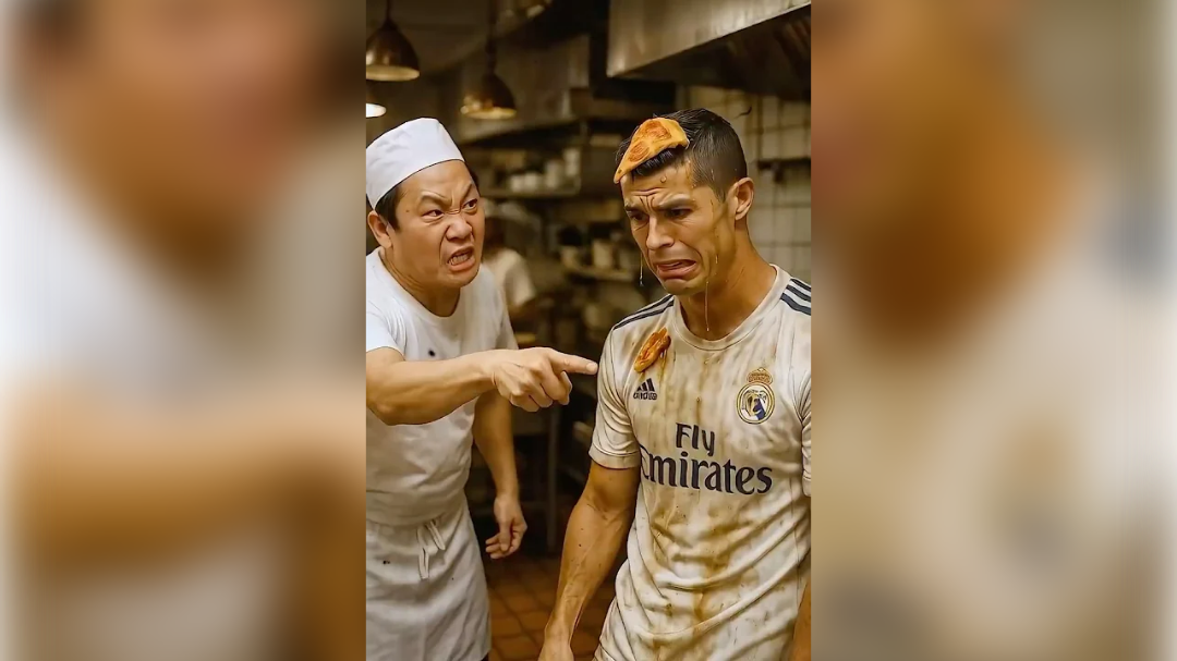 "Cristiano Ronaldo" v posnetku, ki ga je ustvarila umetna inteligenca