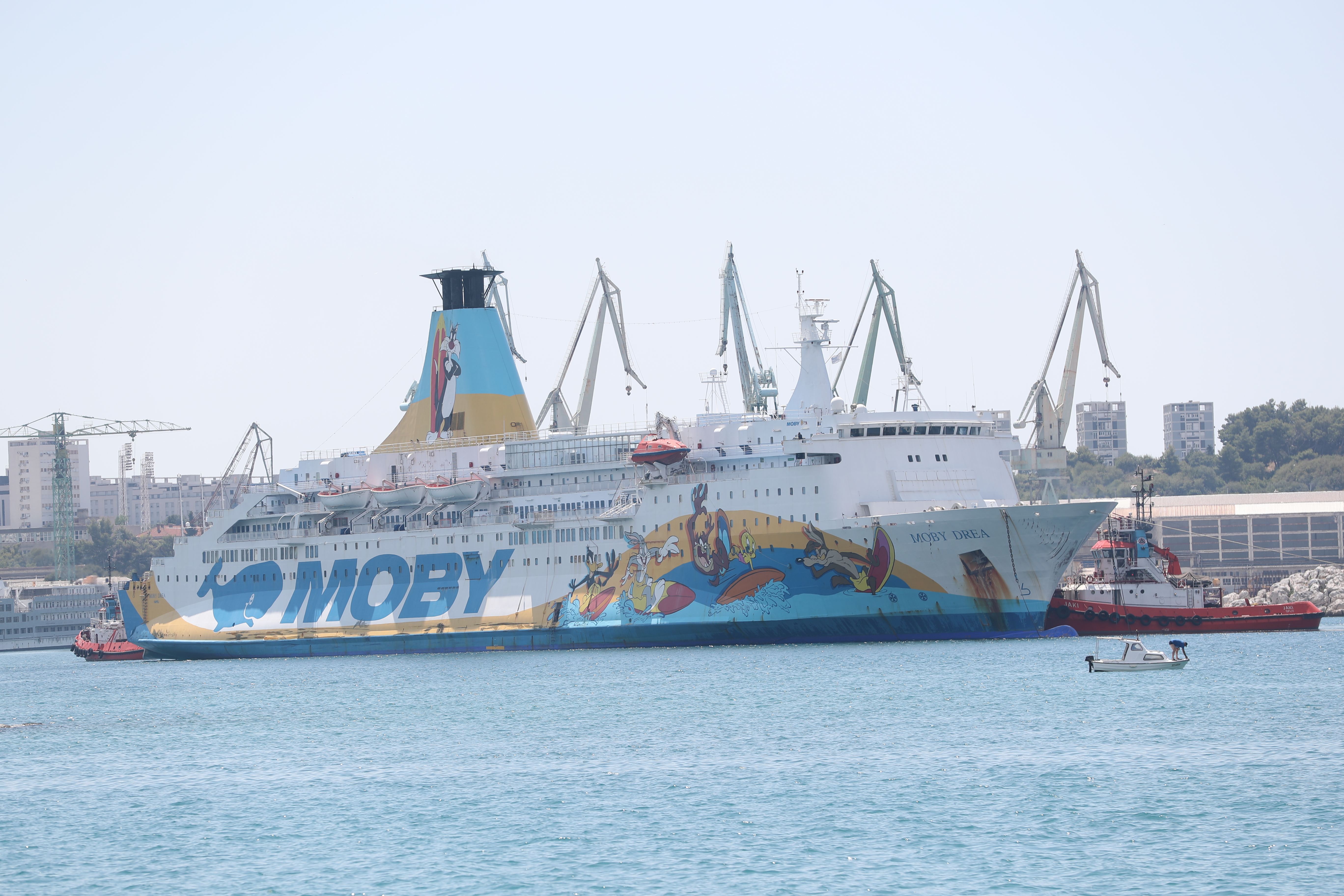 Ladja Moby Drea v Splitu