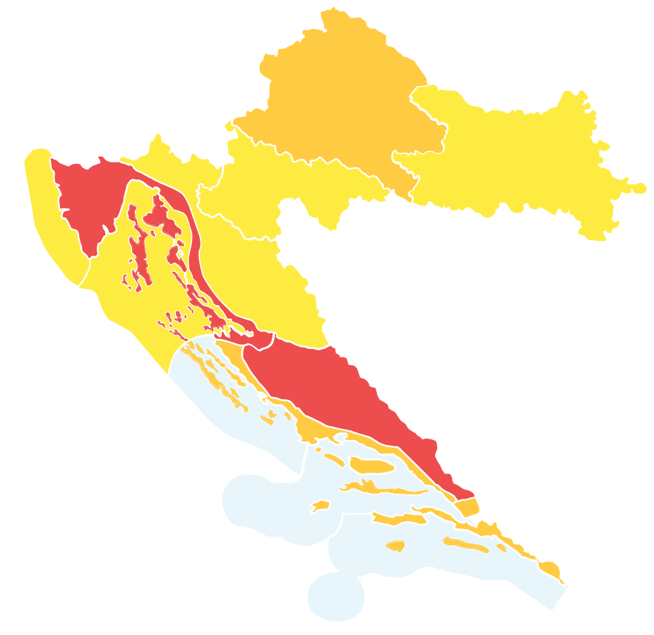 Opozorila zaradi vročine na Hrvaškem