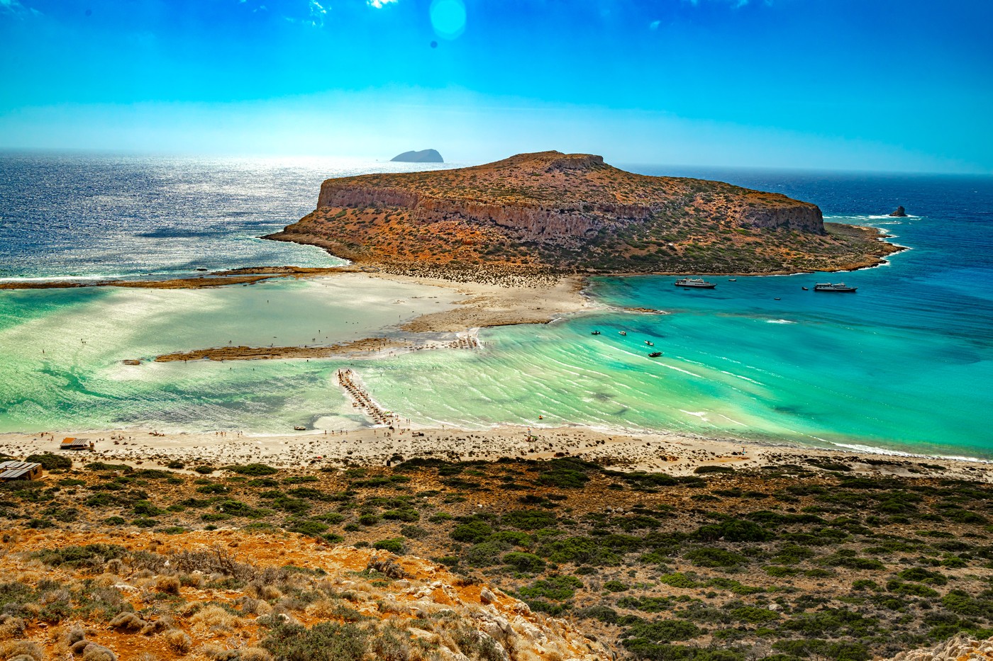 Plaža Balos v Grčiji