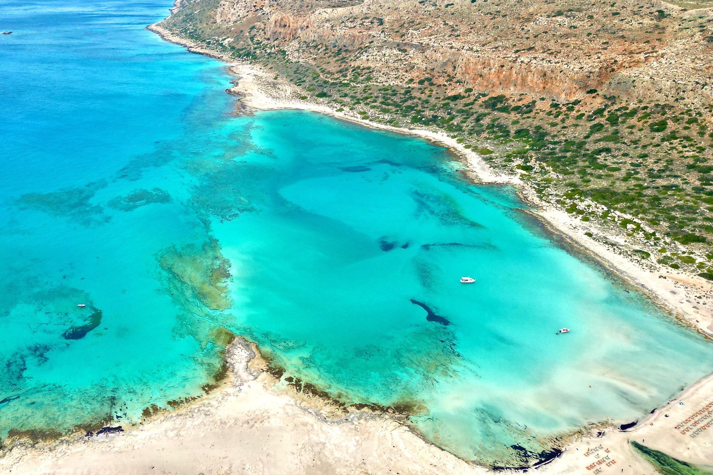 Plaža Balos v Grčiji