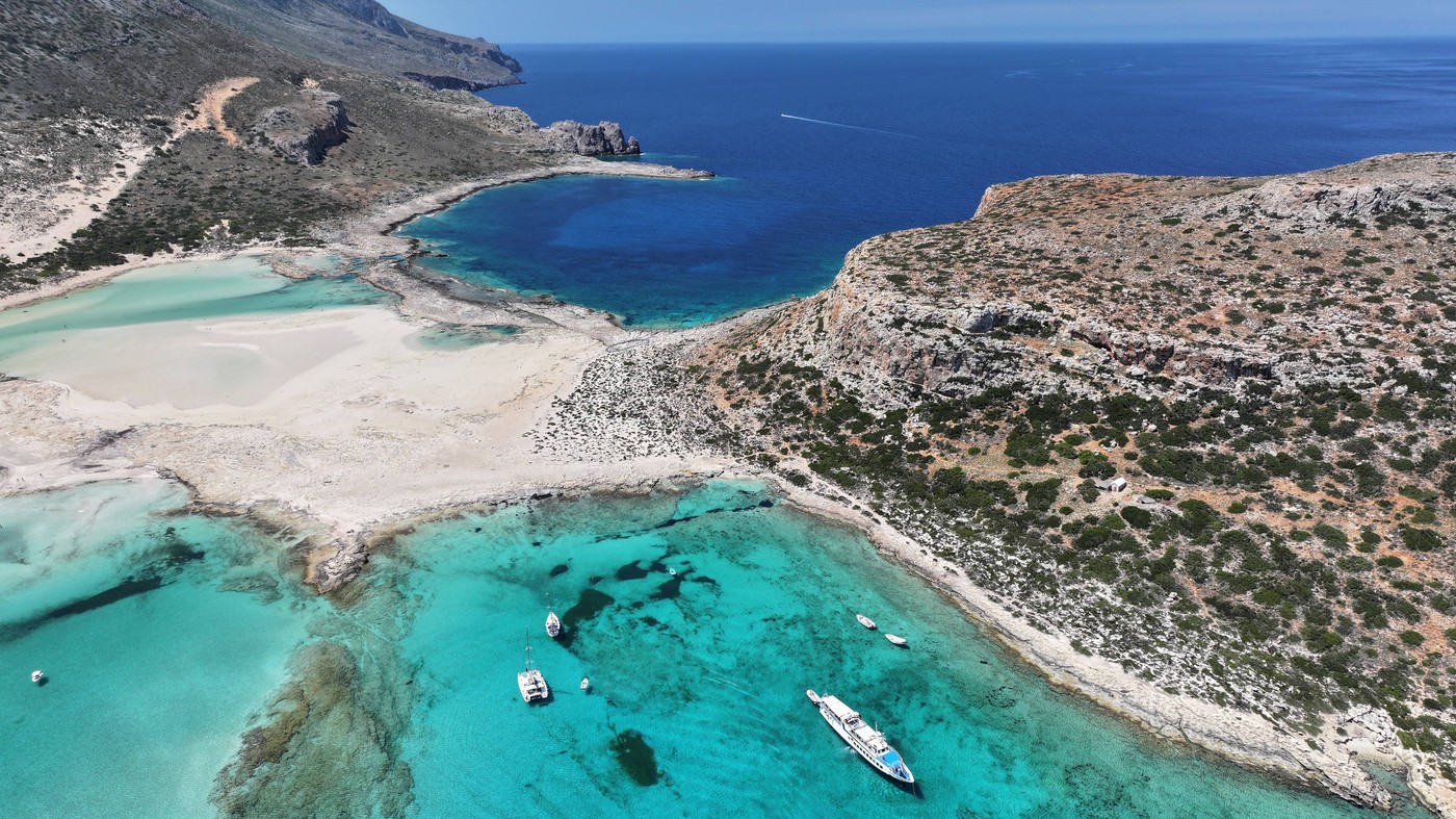 Plaža Balos v Grčiji