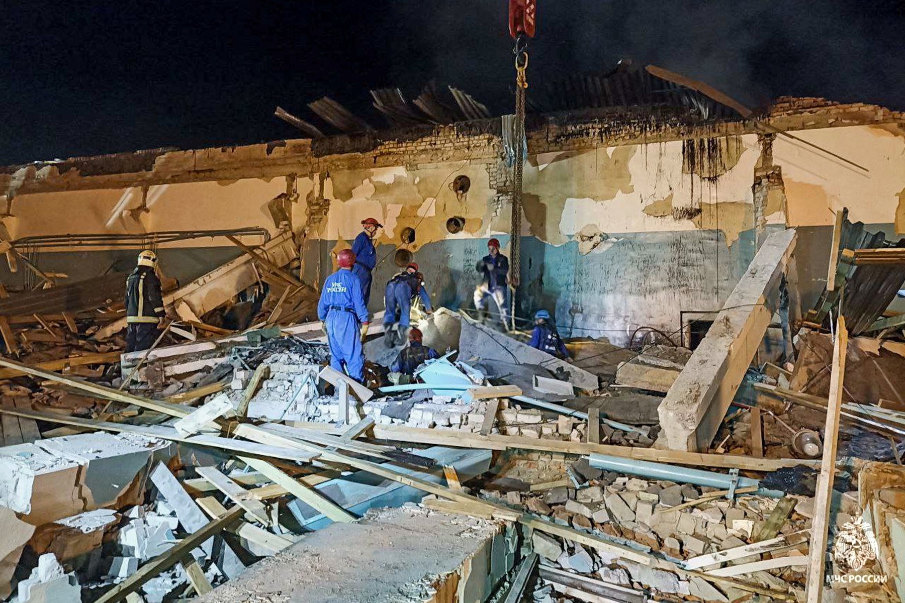 Eksplozija v ruski tovarni Rjazan