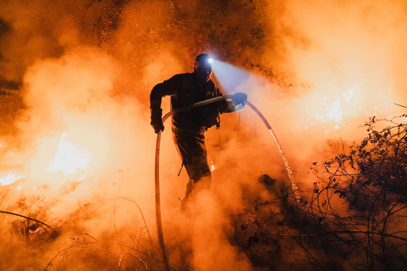 Gašenje požarov v Španiji