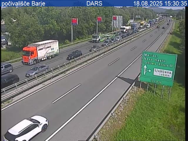Zastoji na ljubljanski obvoznici