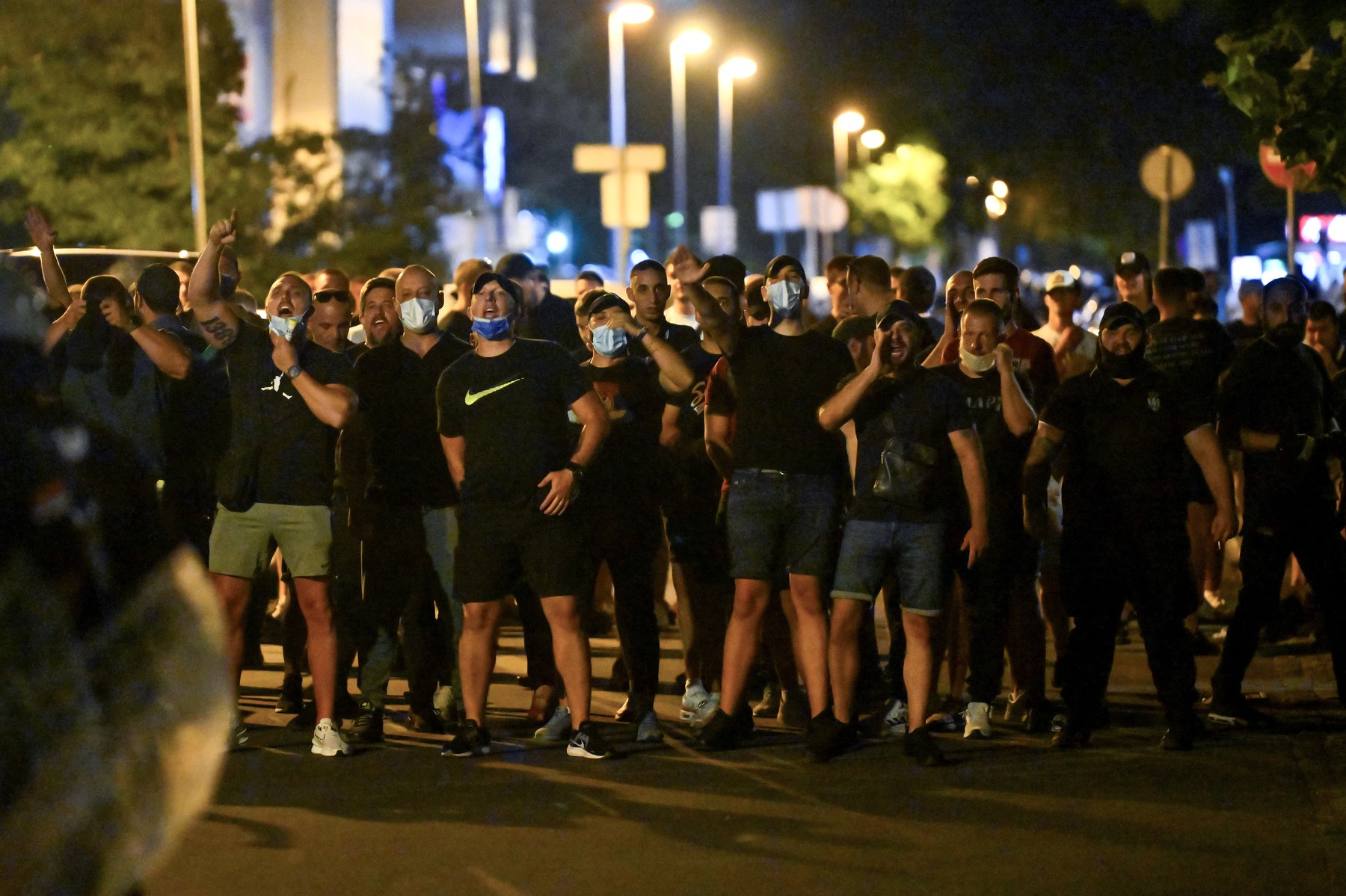 Podporniki vladajoče SNS