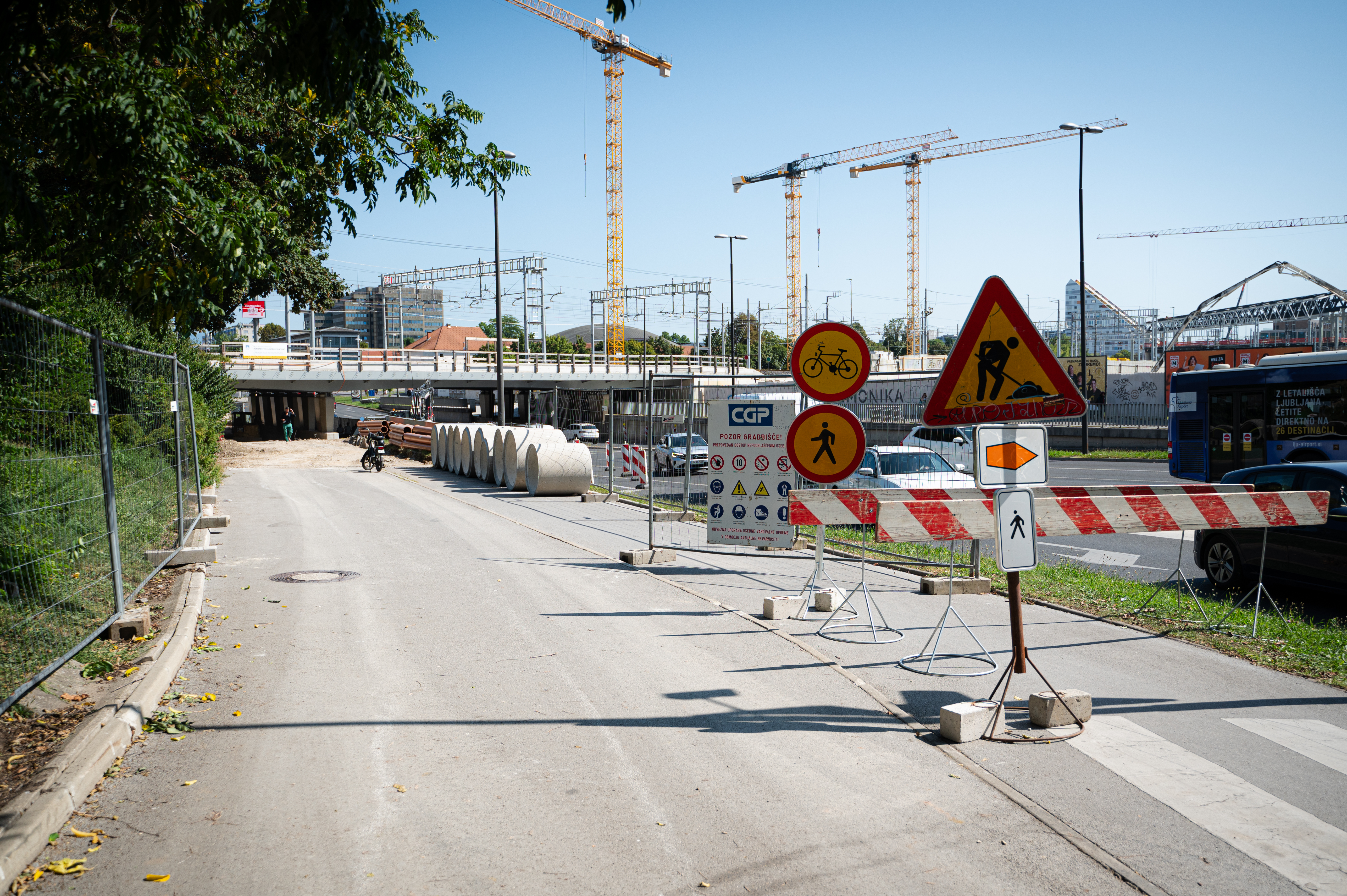 Dela na Dunajski cesti