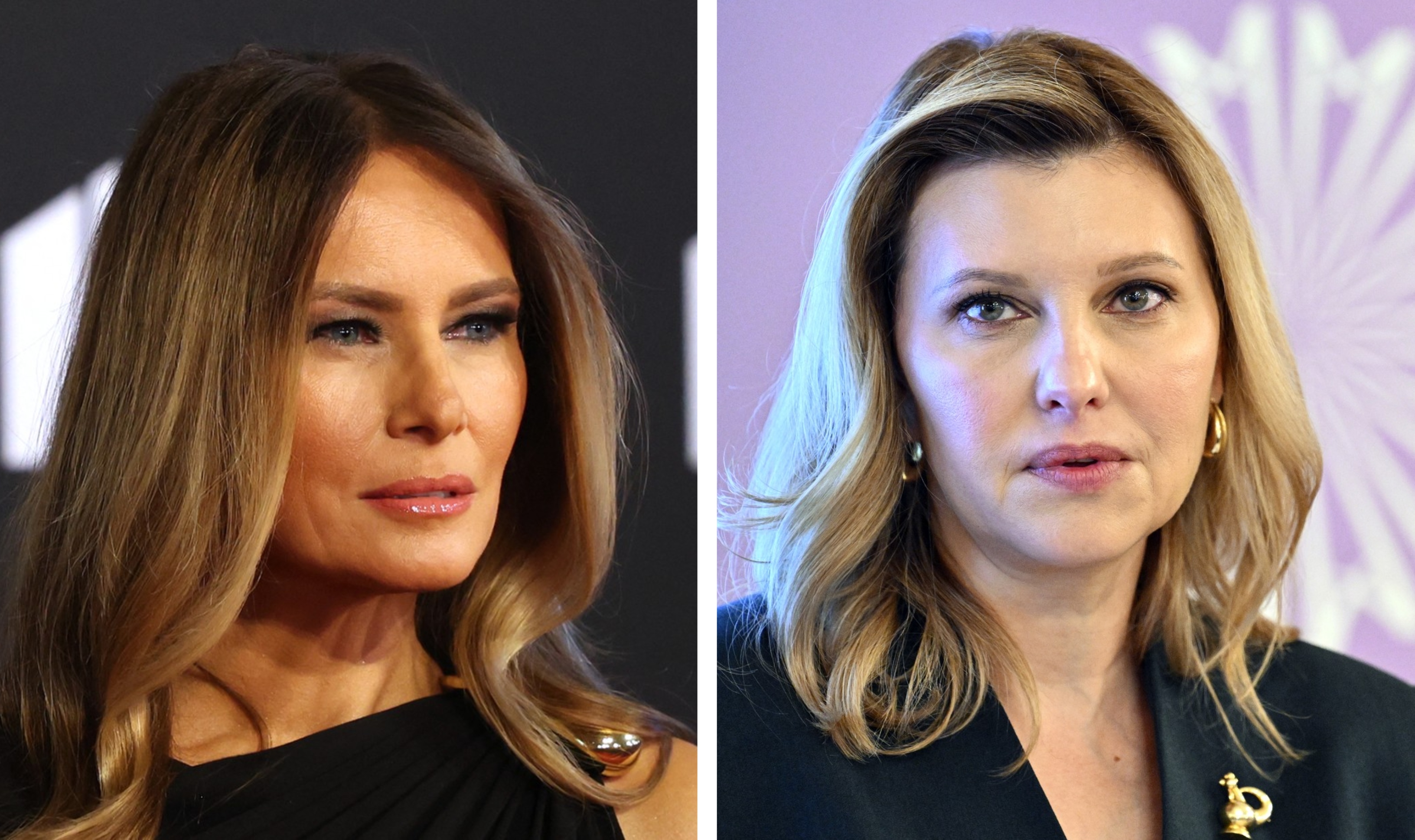 Melania Trump in Olena Zelenska