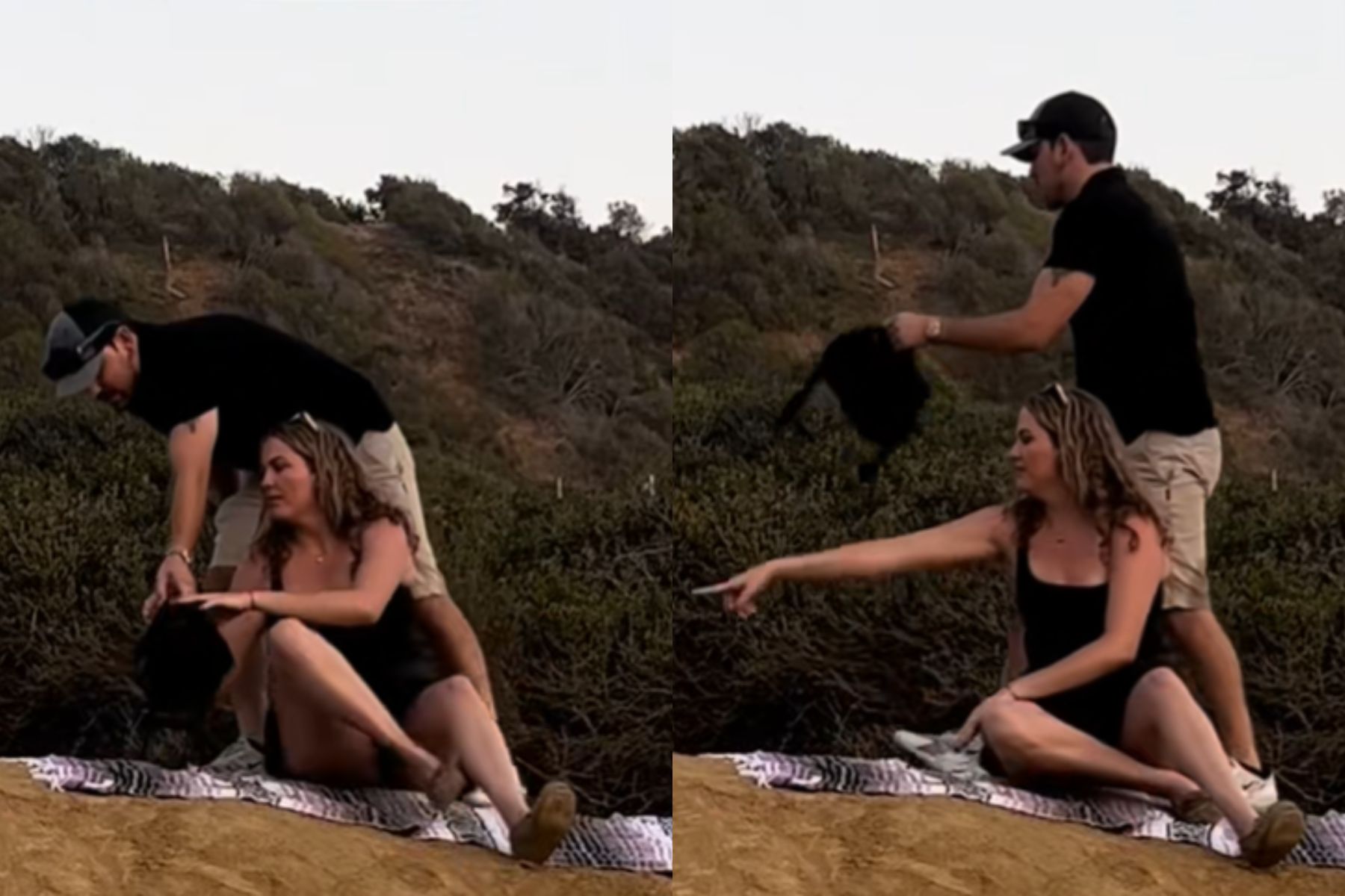 Moški je poskušal zaročiti svojo partnerko