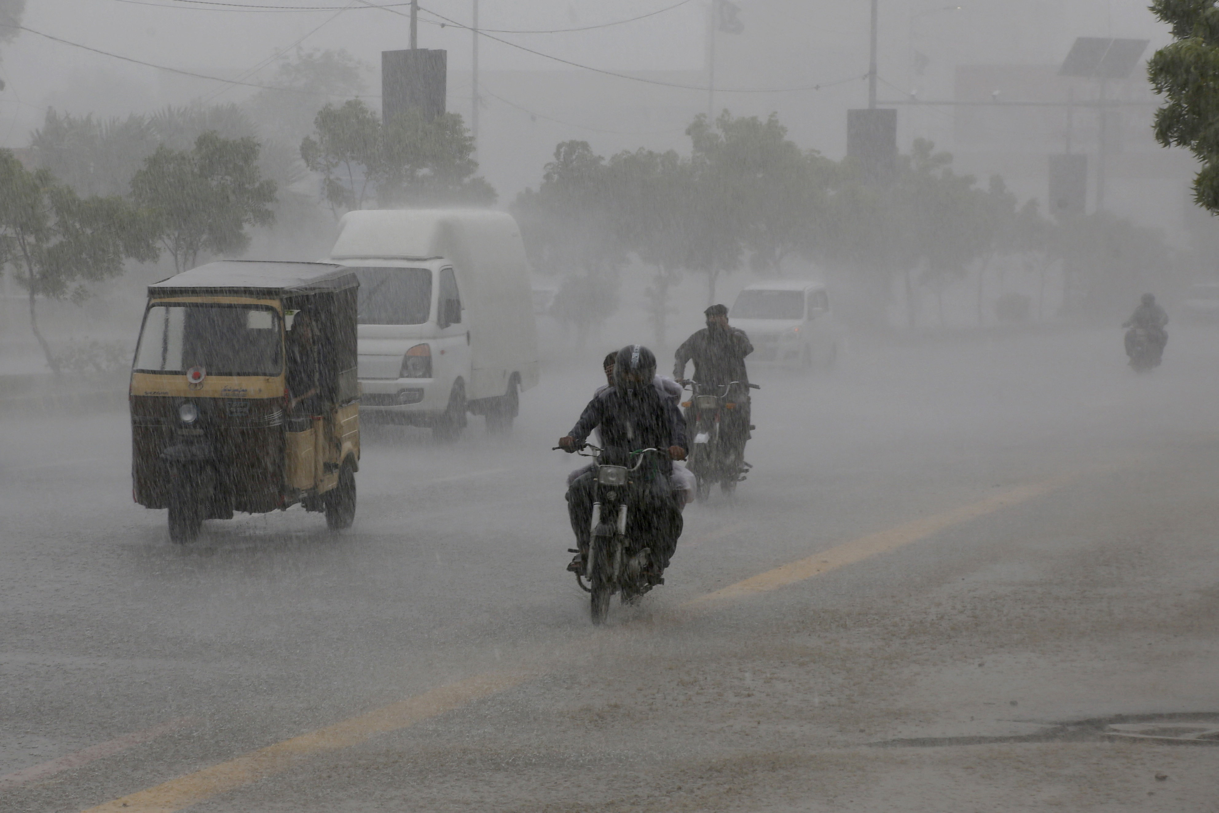 Deževno obdobje v Pakistanu