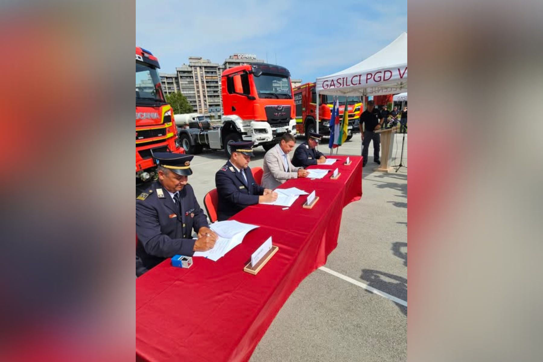 Velenjska občina nadaljuje s posodabljanjem opreme gasilskih društev