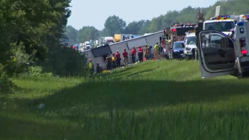 Nesreča avtobusa v New Yorku