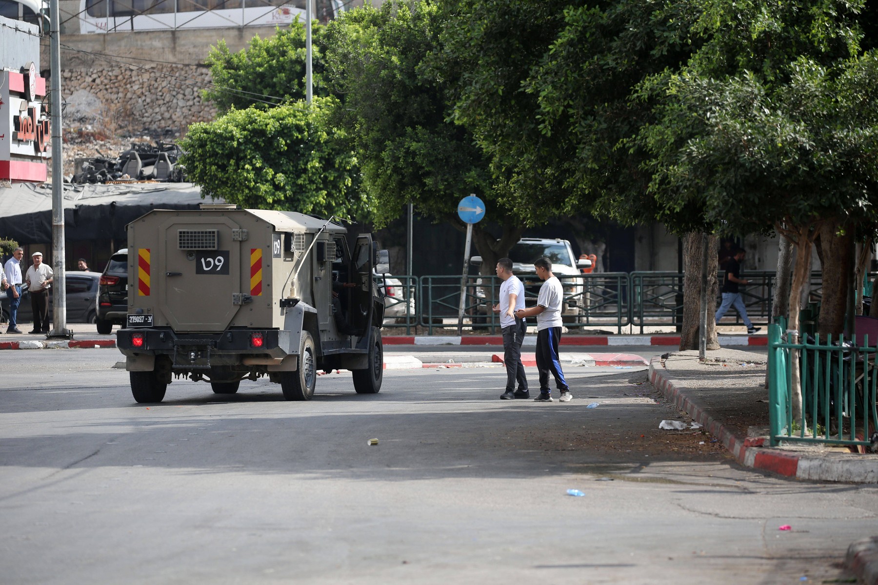 Prizor iz mesta Nablus na Zahodnem bregu
