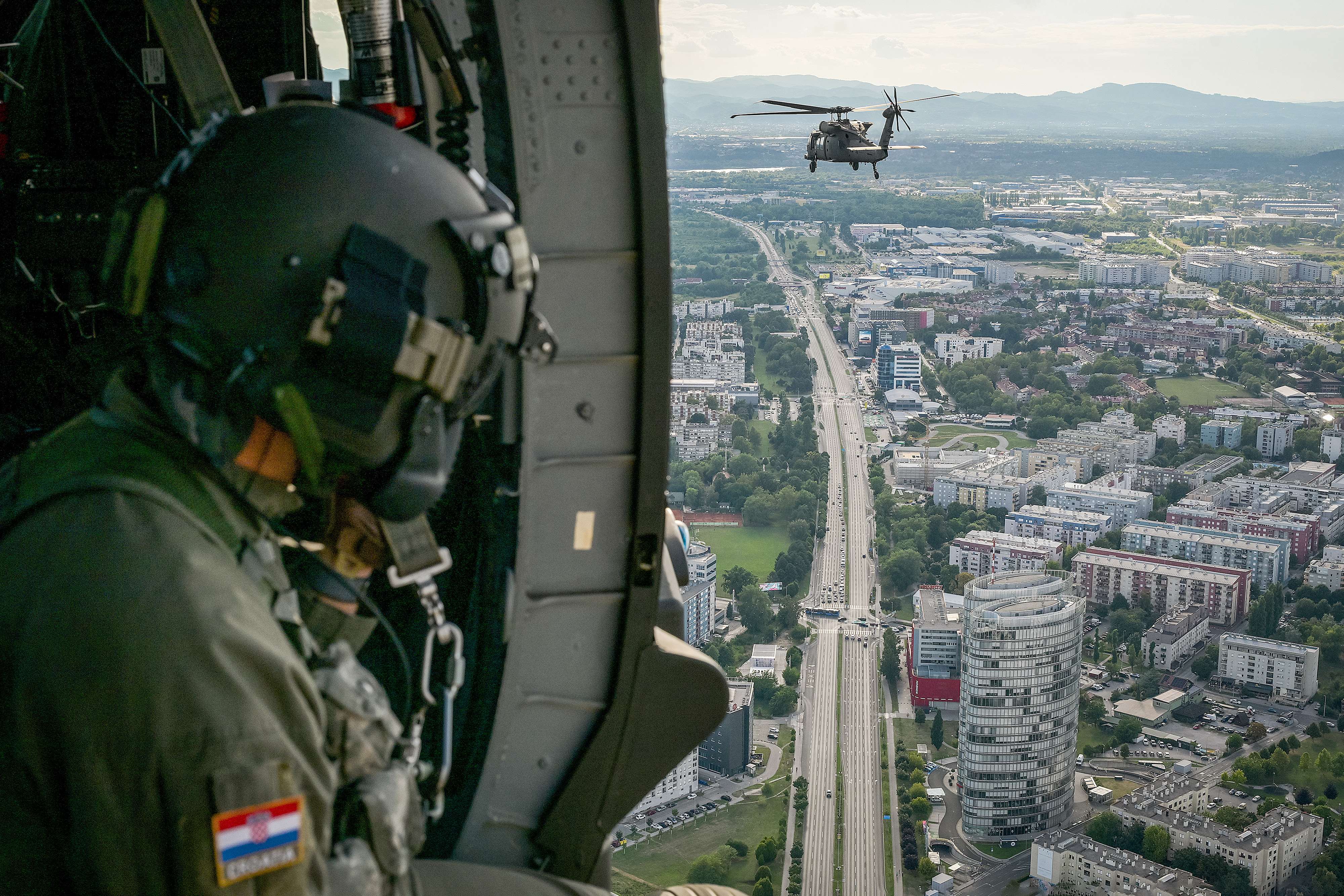 Hrvaški vojaški pilot helikopterja