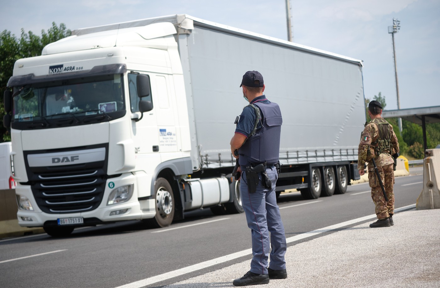 Mejni nadzor na prehodu Fernetiči