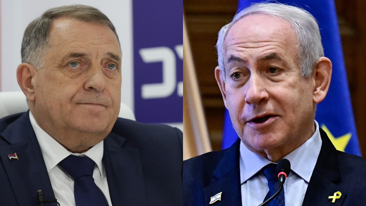 Benjamin Netanjau in Milorad Dodik