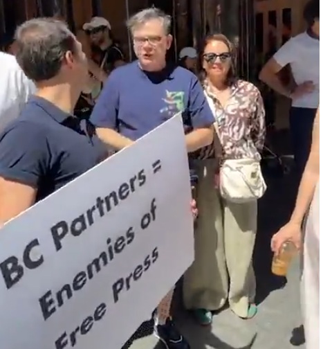protest BC Partners ny