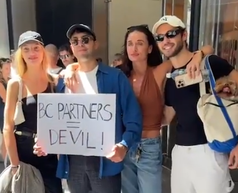 protest BC Partners ny