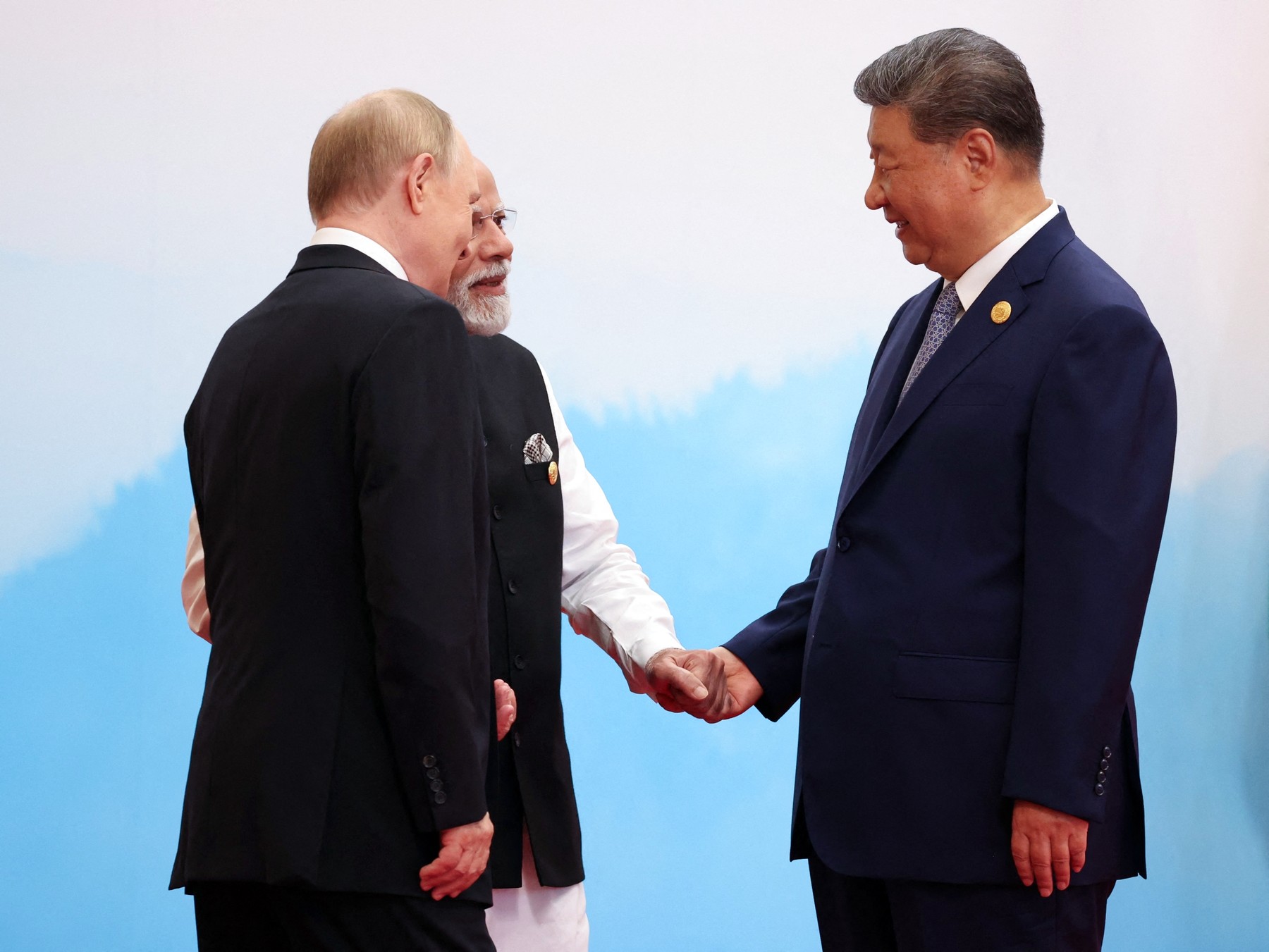 Vladimir Putin, Ši Džinping in Narendra Modi