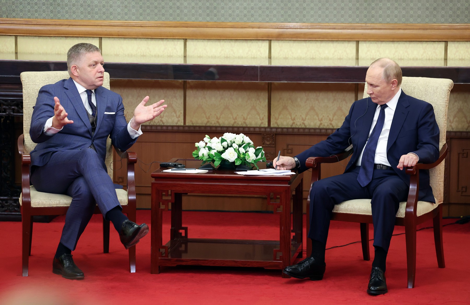 Robert Fico in Vladimir Putin