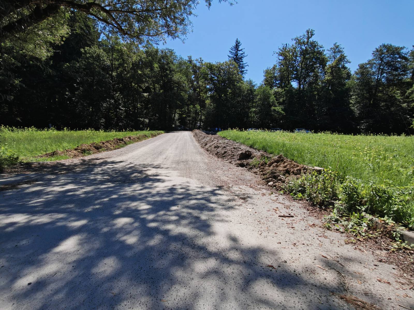 Parkirišče v Mostecu