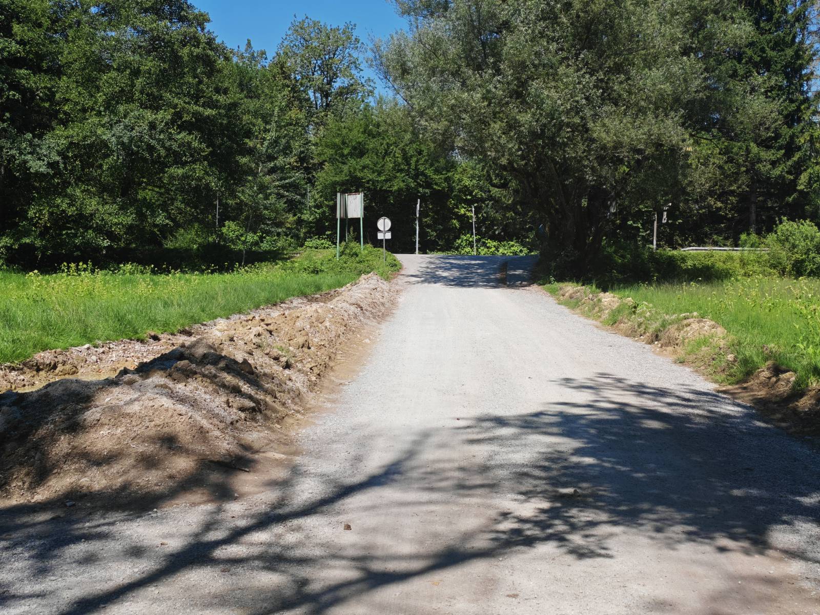 Parkirišče v Mostecu