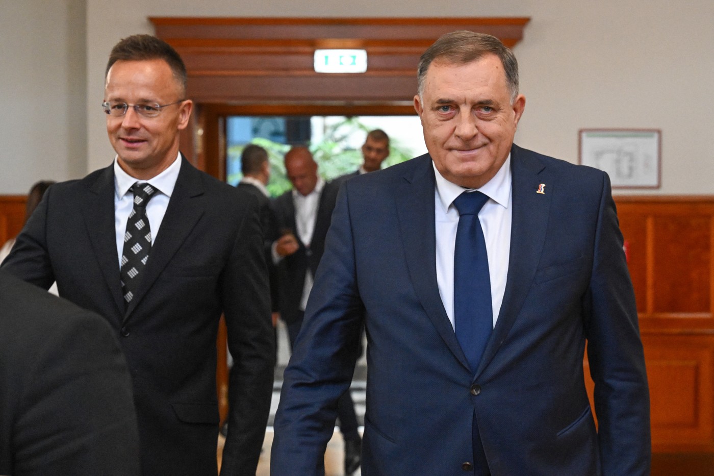 Madžarski zunanji minister Peter Szijjarto in Milorad Dodik