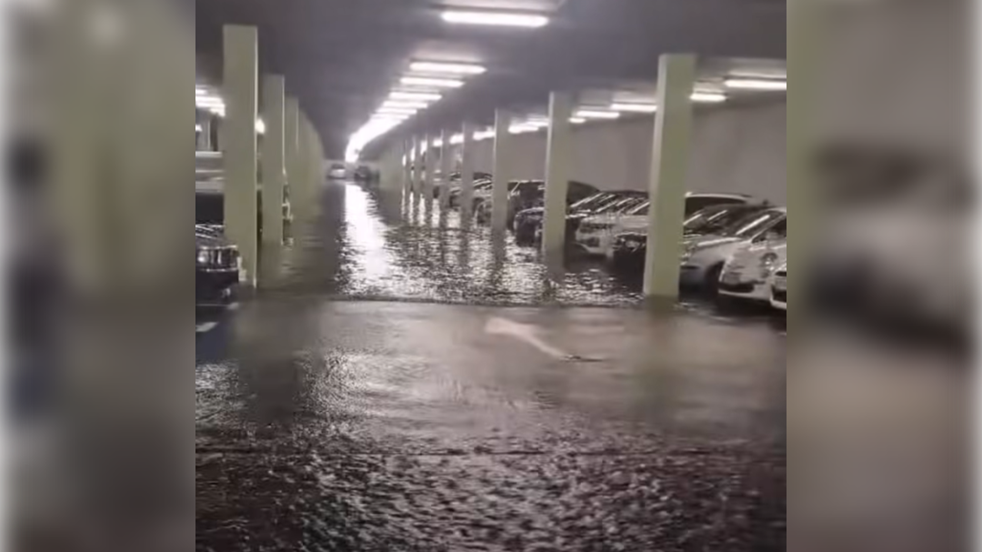 Poplavljen Spar v Velenju