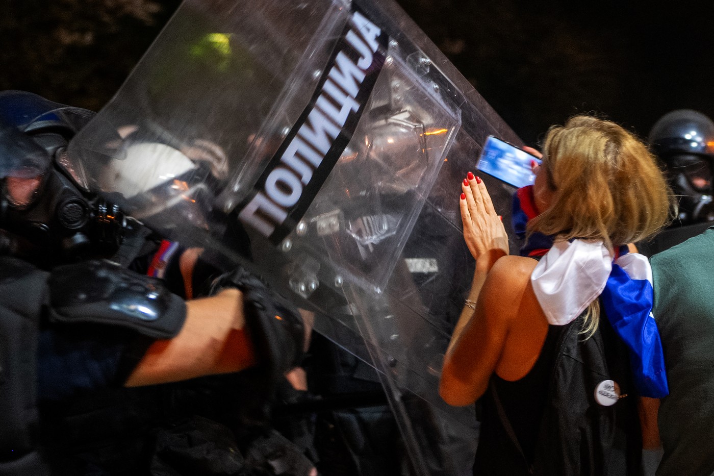 Protest v Novem Sadu 5. 9. 2025