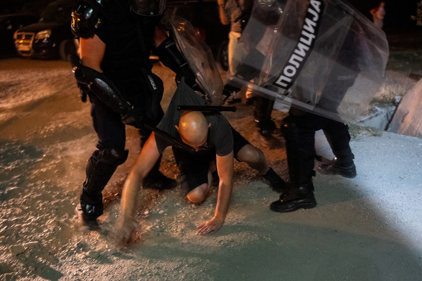 Protest v Novem Sadu 5. 9. 2025