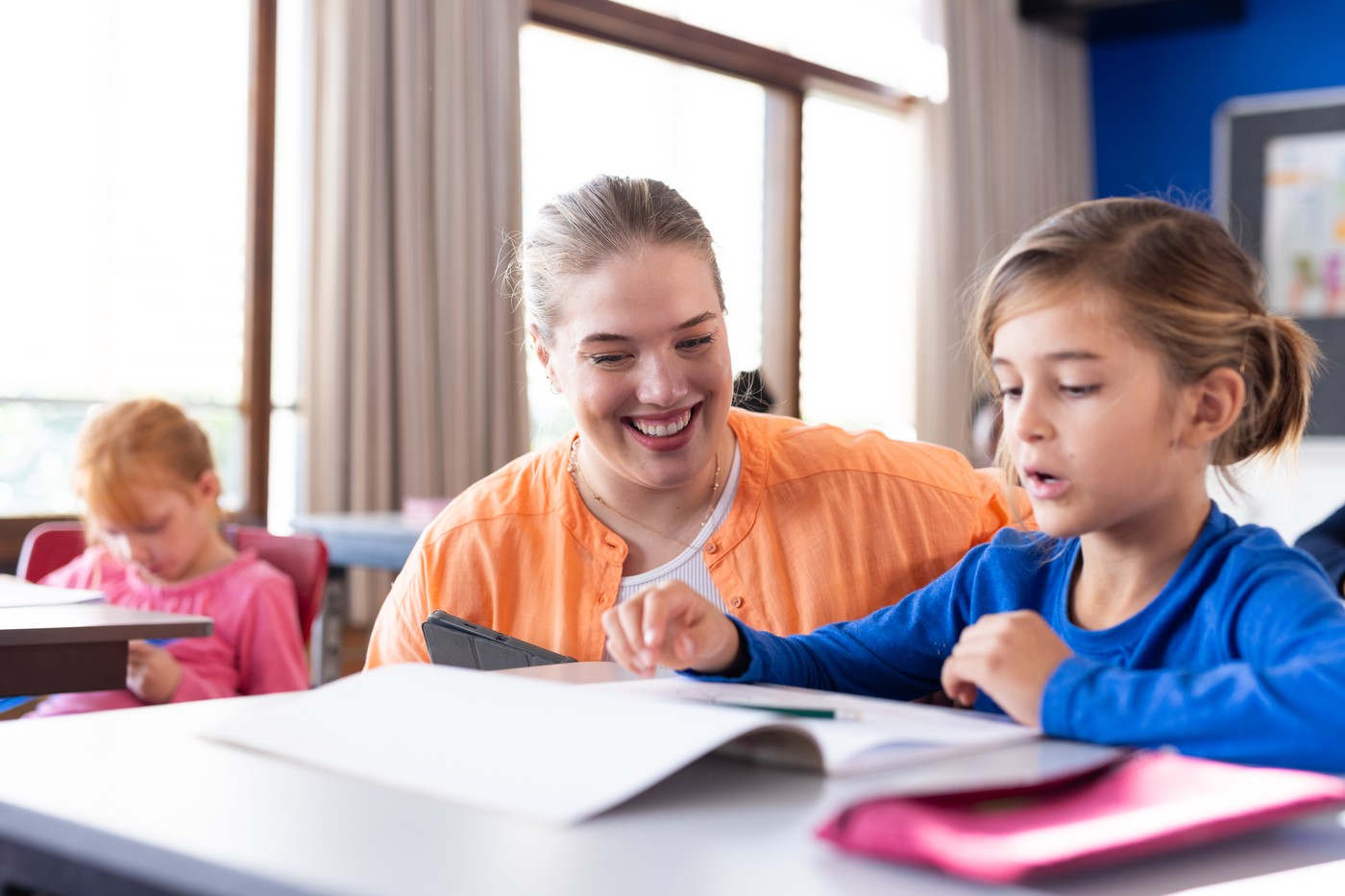 Učiteljica in učenka