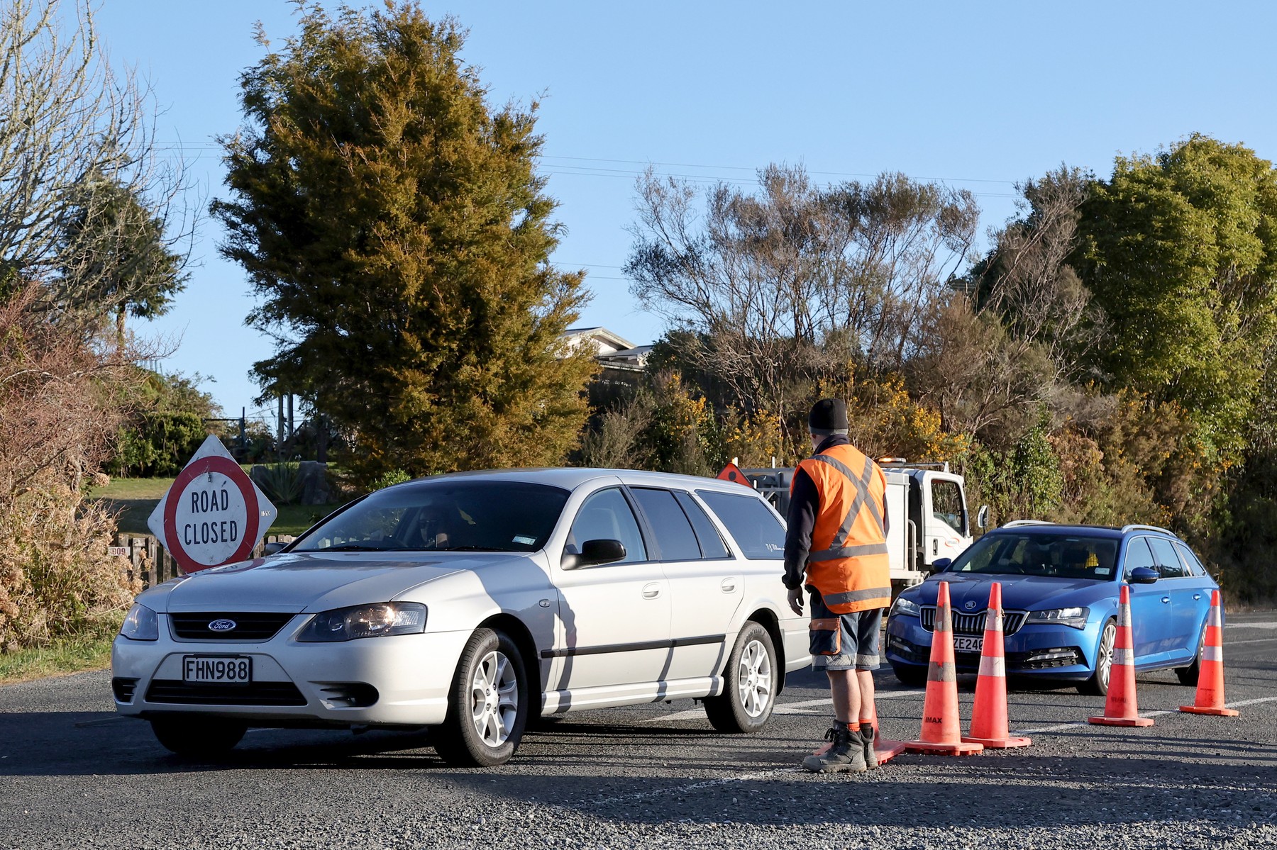 Streljanje med policijo in Phillipsom v Novi Zelandiji