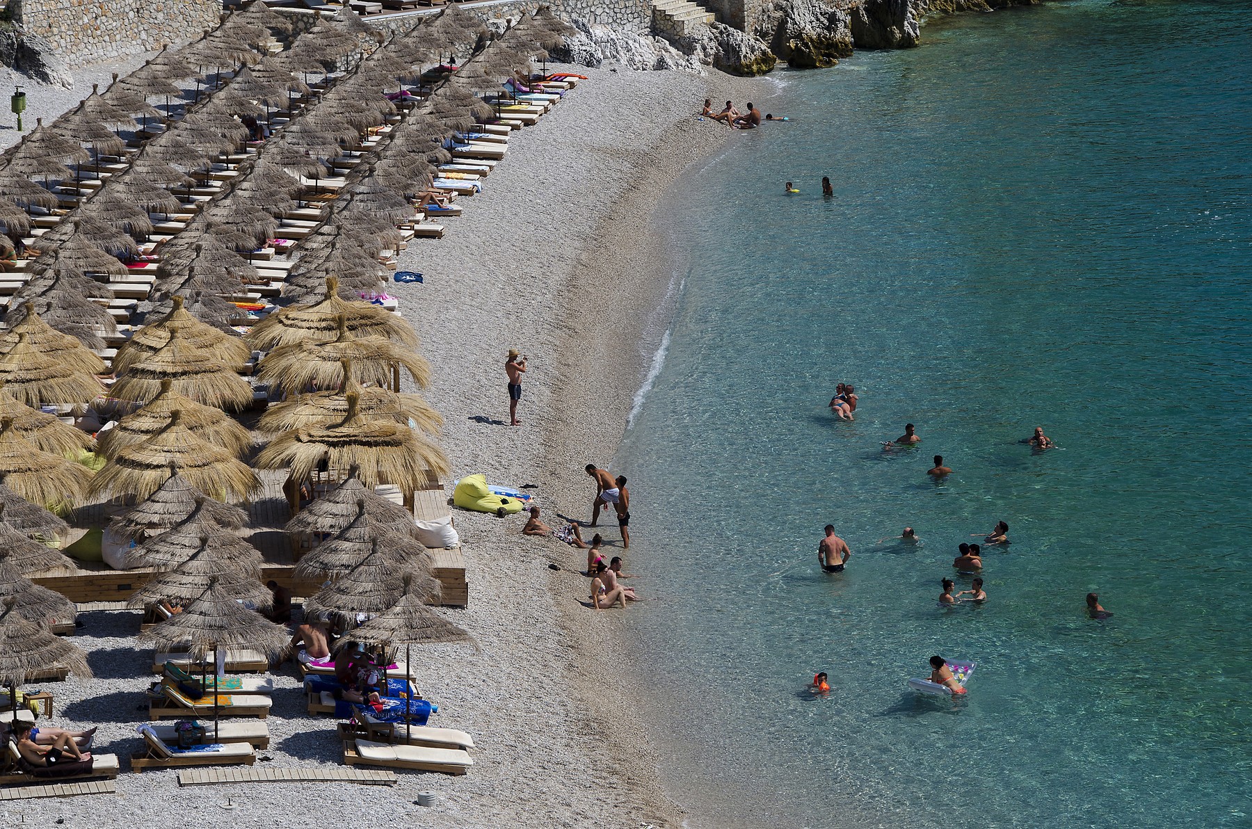 Plaža Jale v Albaniji