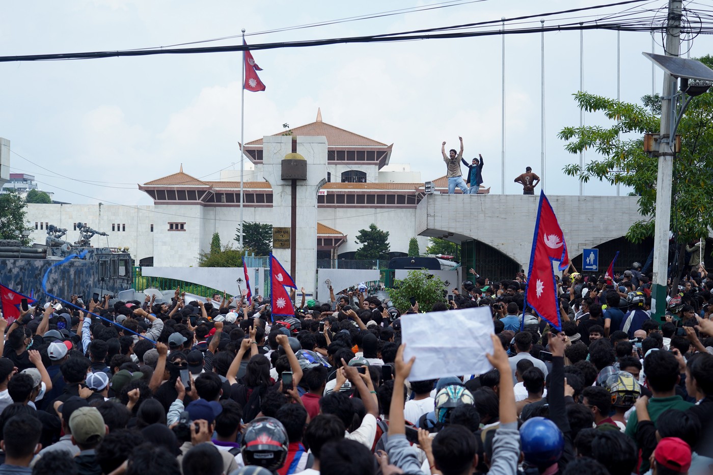 Kathmandu, Nepal - protesti