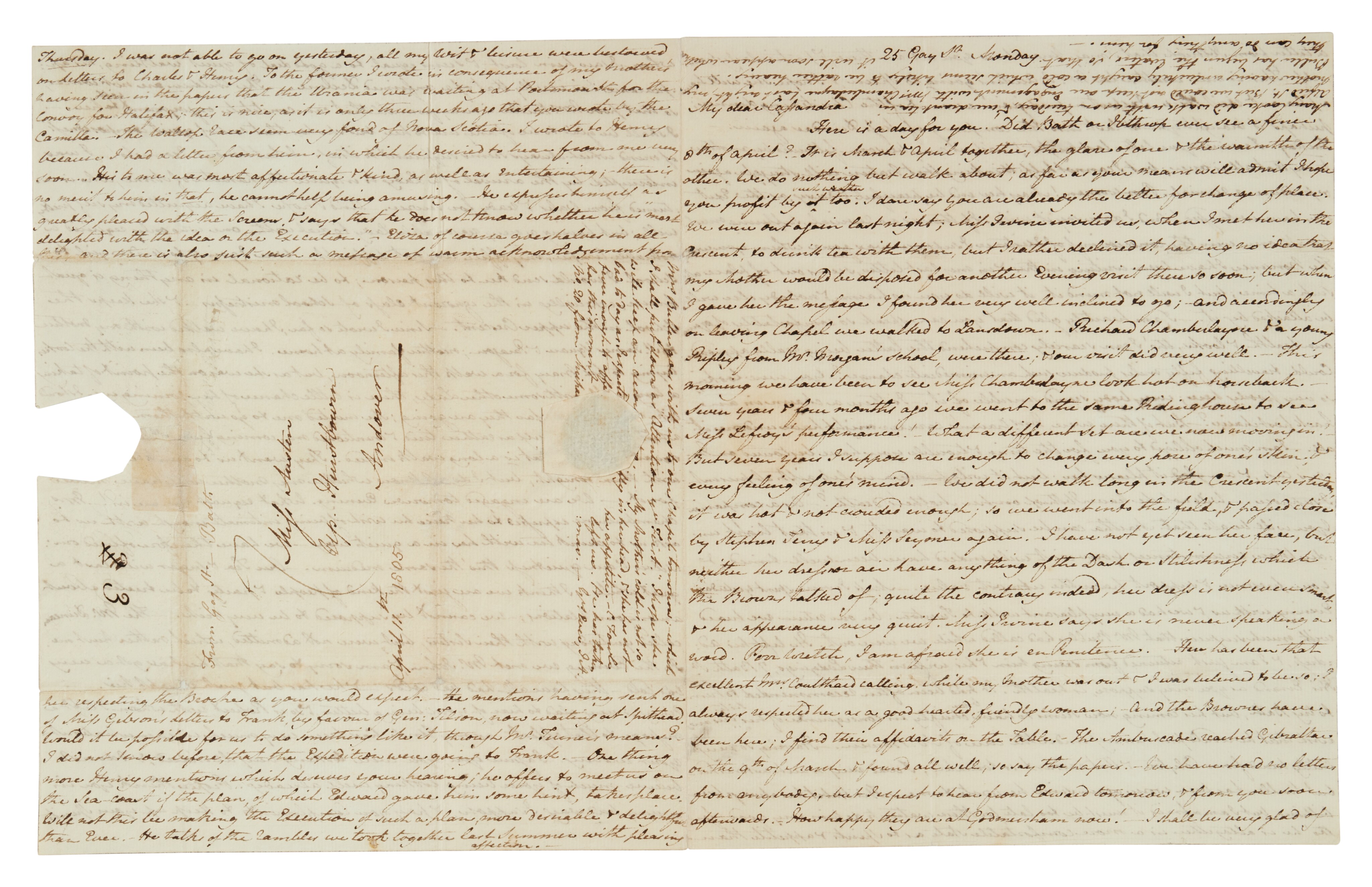 jane austen, pismo sestri