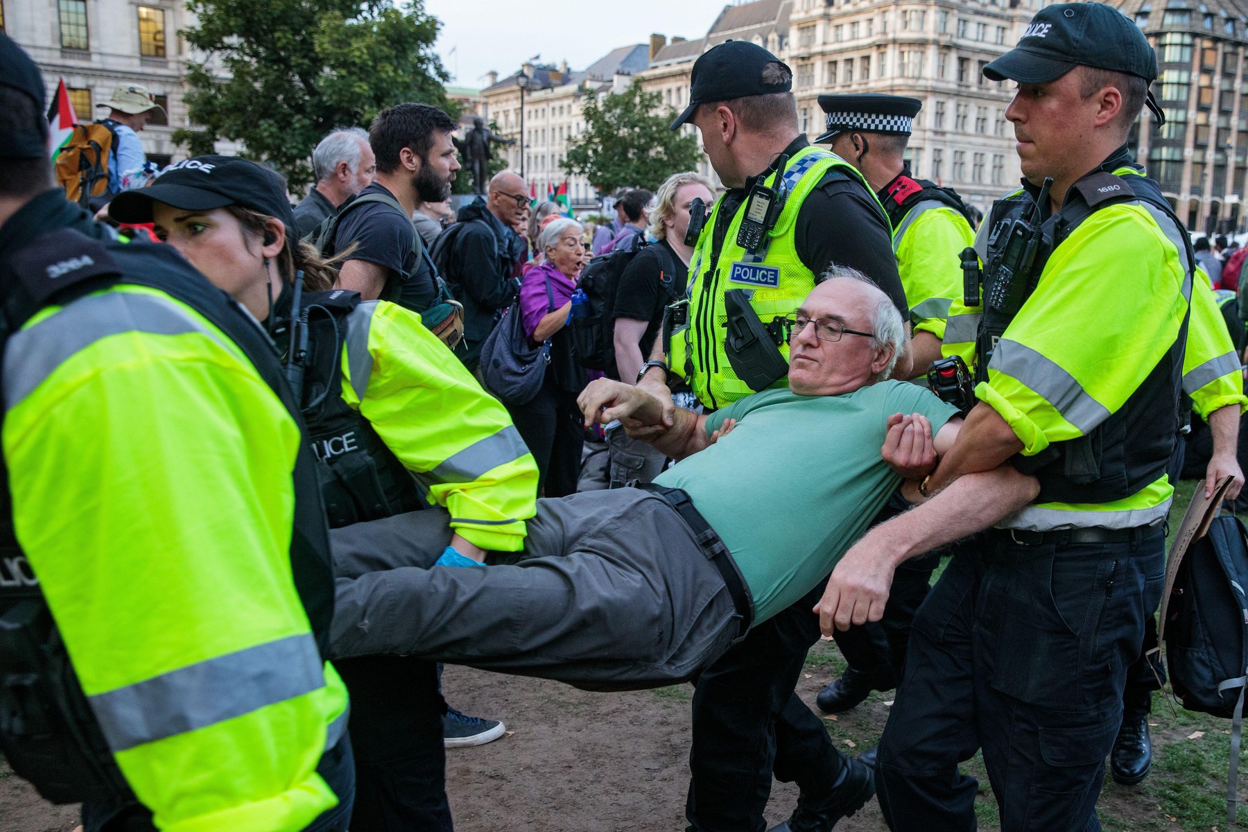 london protest palestine action