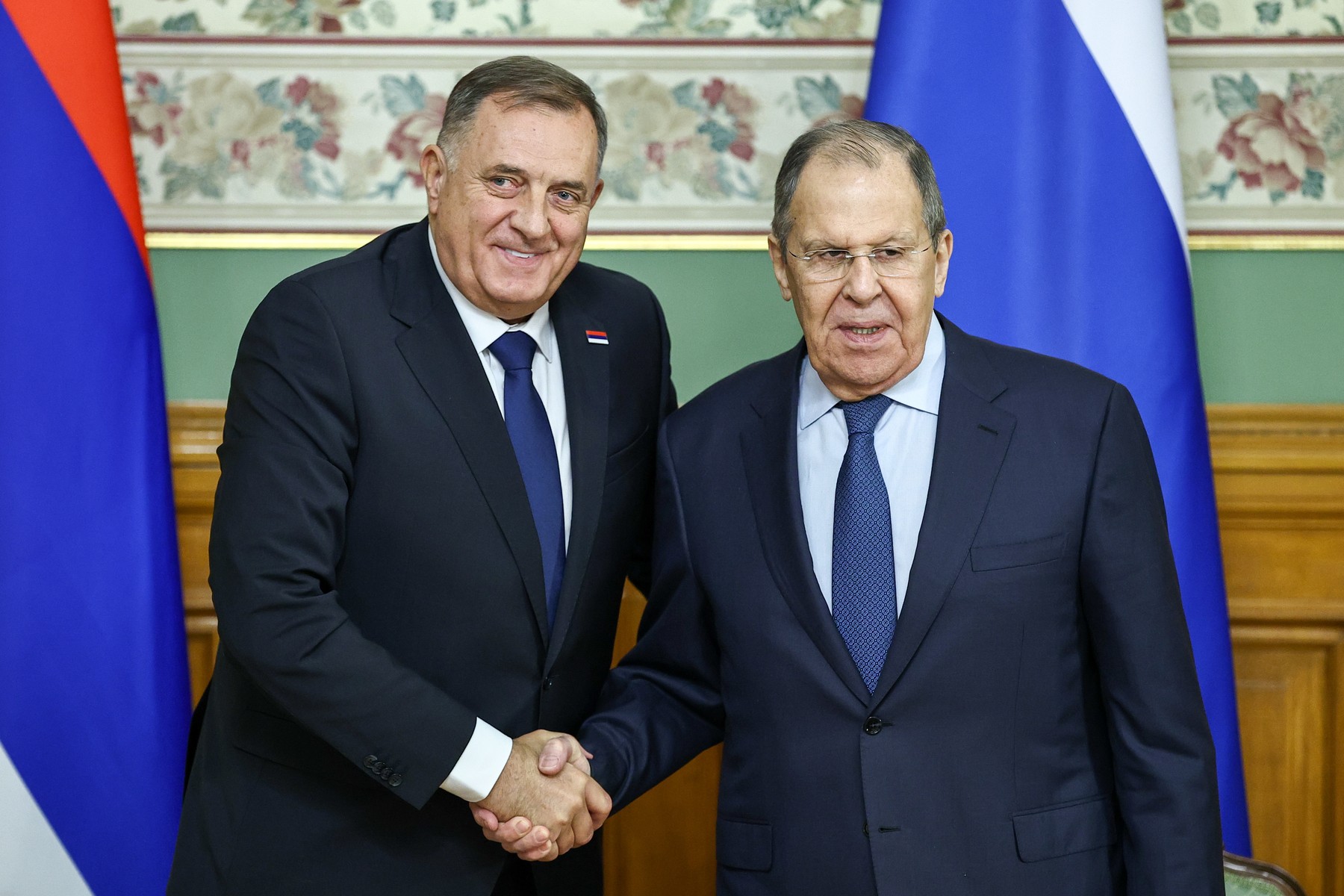Milorad Dodik in Sergej Lavrov