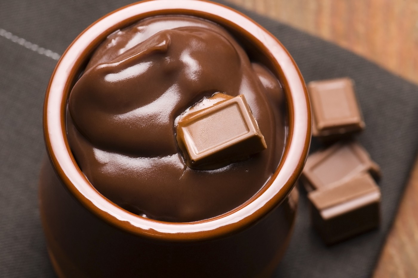 Homemade Chocolate Pudding,Image: 169154868, License: Royalty-free, Restrictions: , Model Release: no